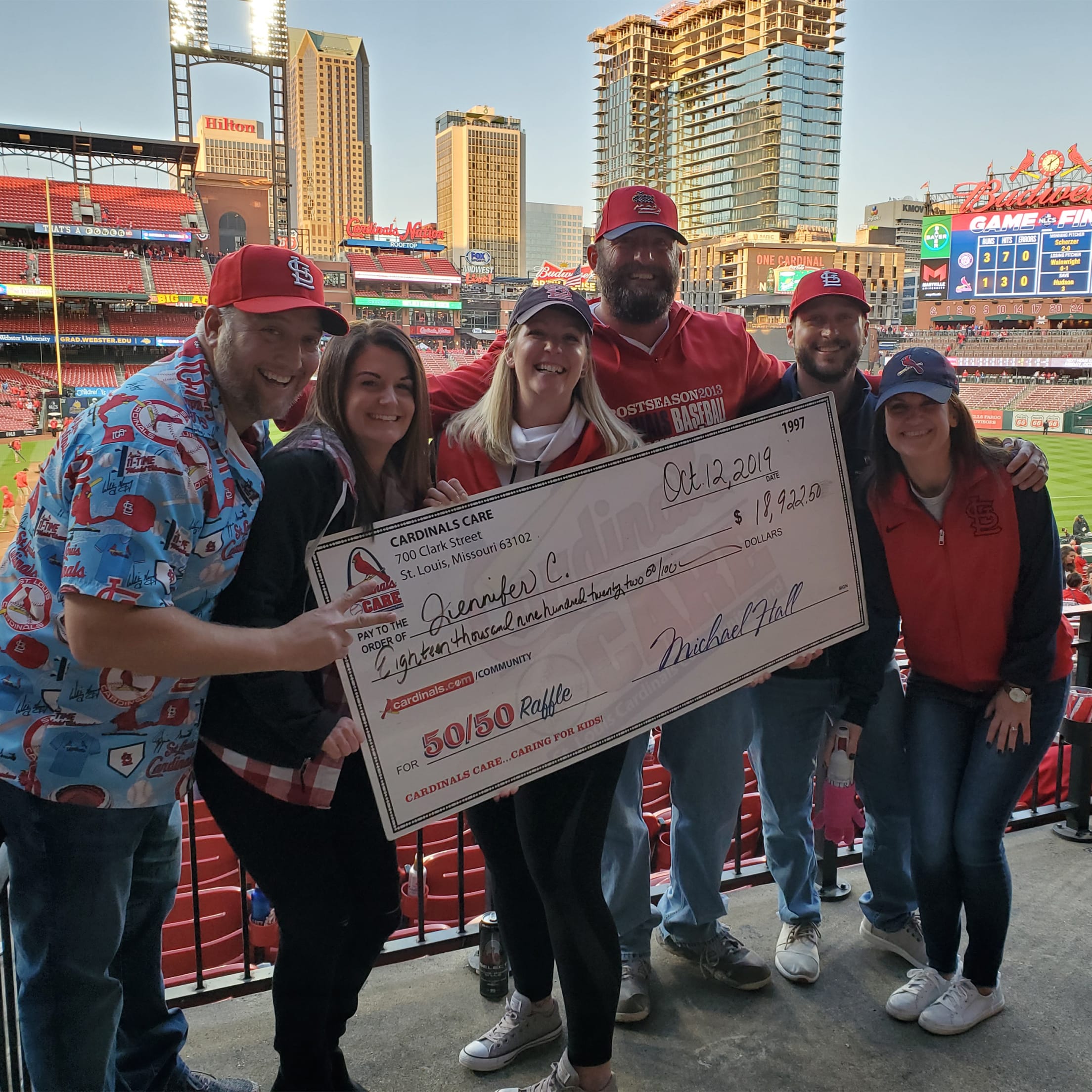 Cardinals Care 50/50 Raffle