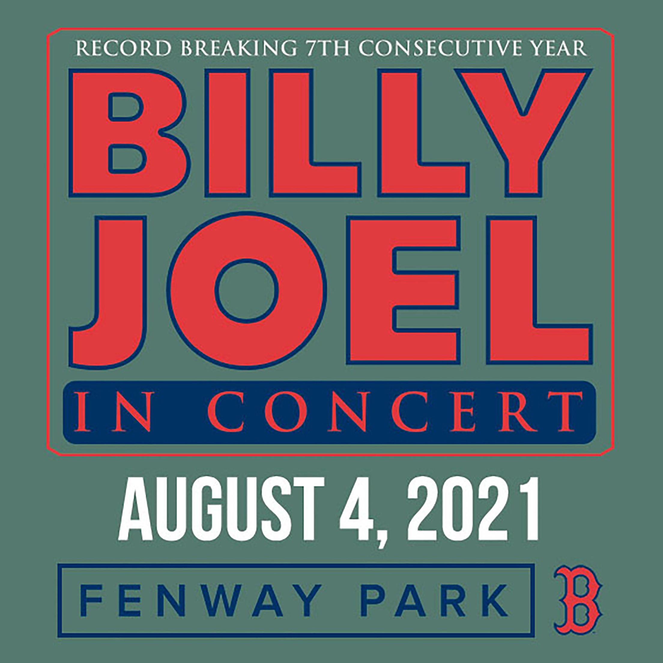 Billy Joel at Fenway Park Boston Red Sox