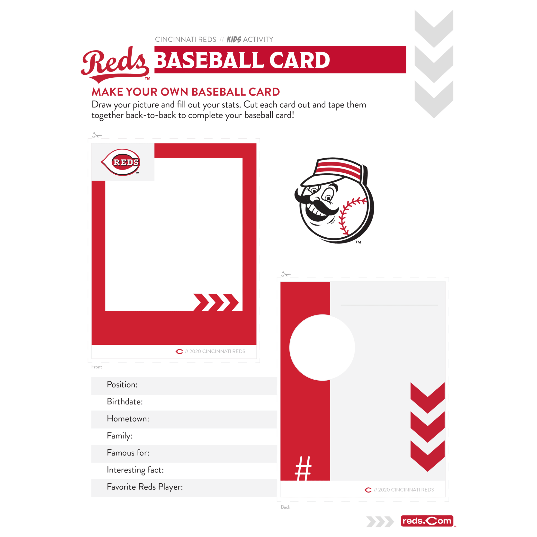 Printable 2020 Cincinnati Reds Schedule