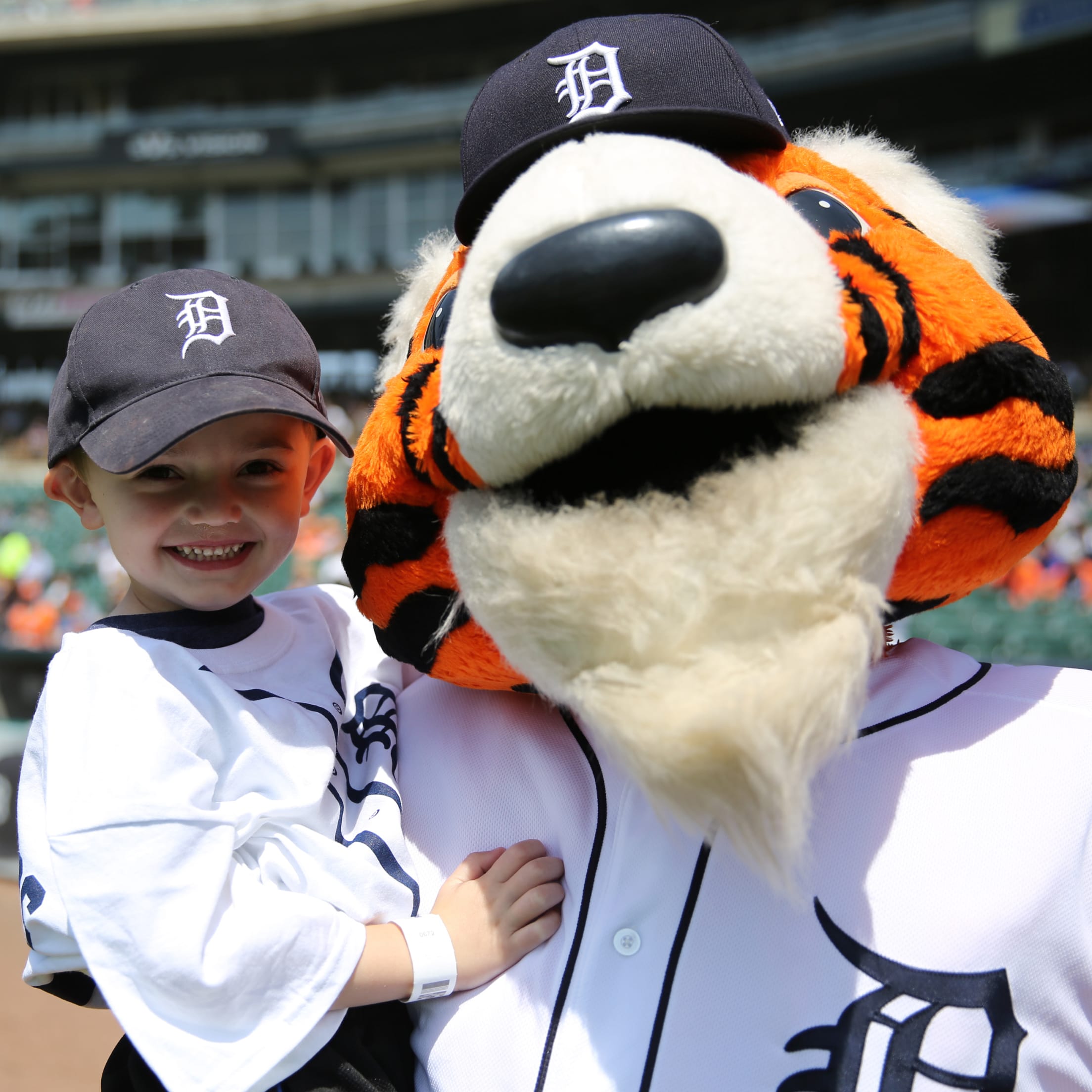 Paws (Detroit Tigers Mascot), Mascot