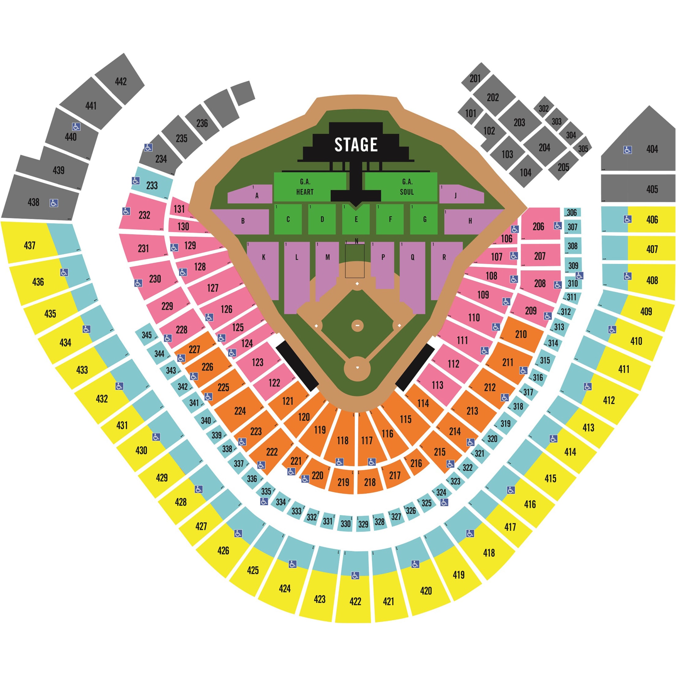 American Family Field - Football Ground Map