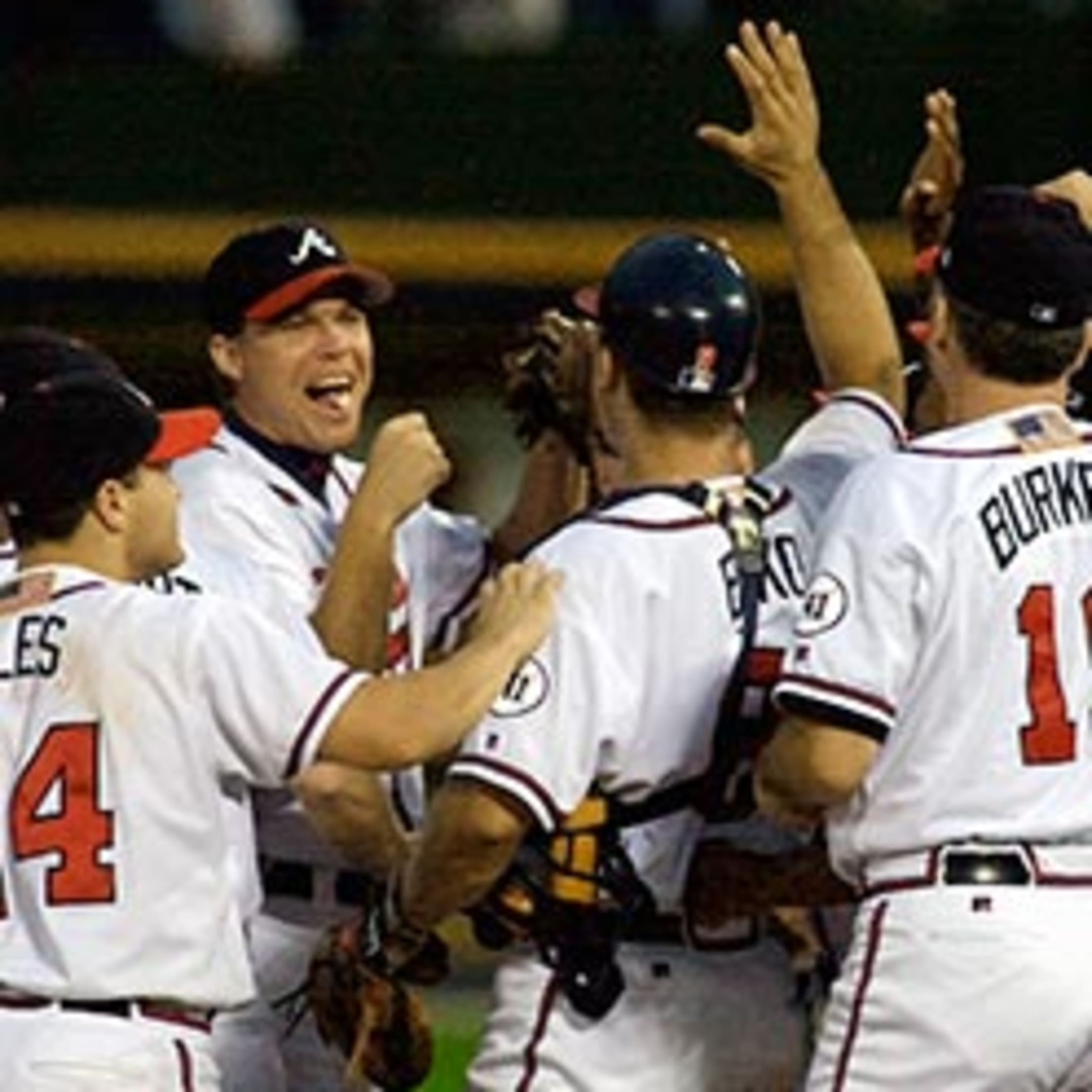 1995 WS Gm2: Chipper collects his first hit in the World Series 