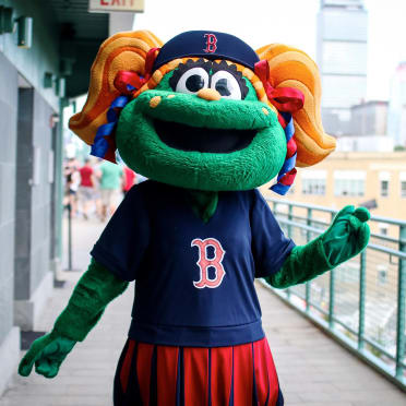 Boston Red Sox Pennant Shape Cut Mascot Tessie - Fielders Choice