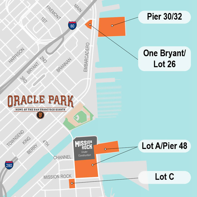 Season Ticket Member Parking Marketplace San Francisco Giants