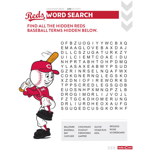 Reds Kids Activities | Kids | Fans | Cincinnati Reds