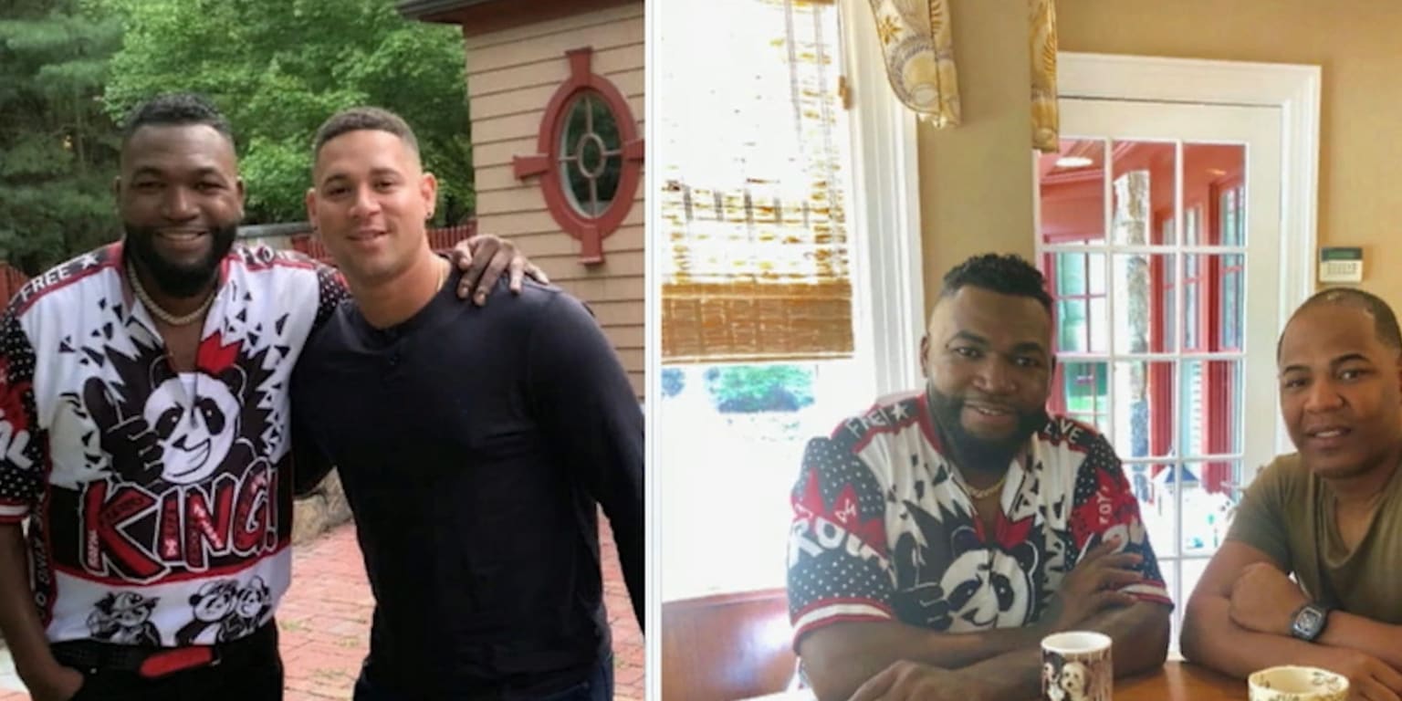 Yankees Gary Sanchez and Edwin Encarnacion visit David Ortiz - The Boston  Globe