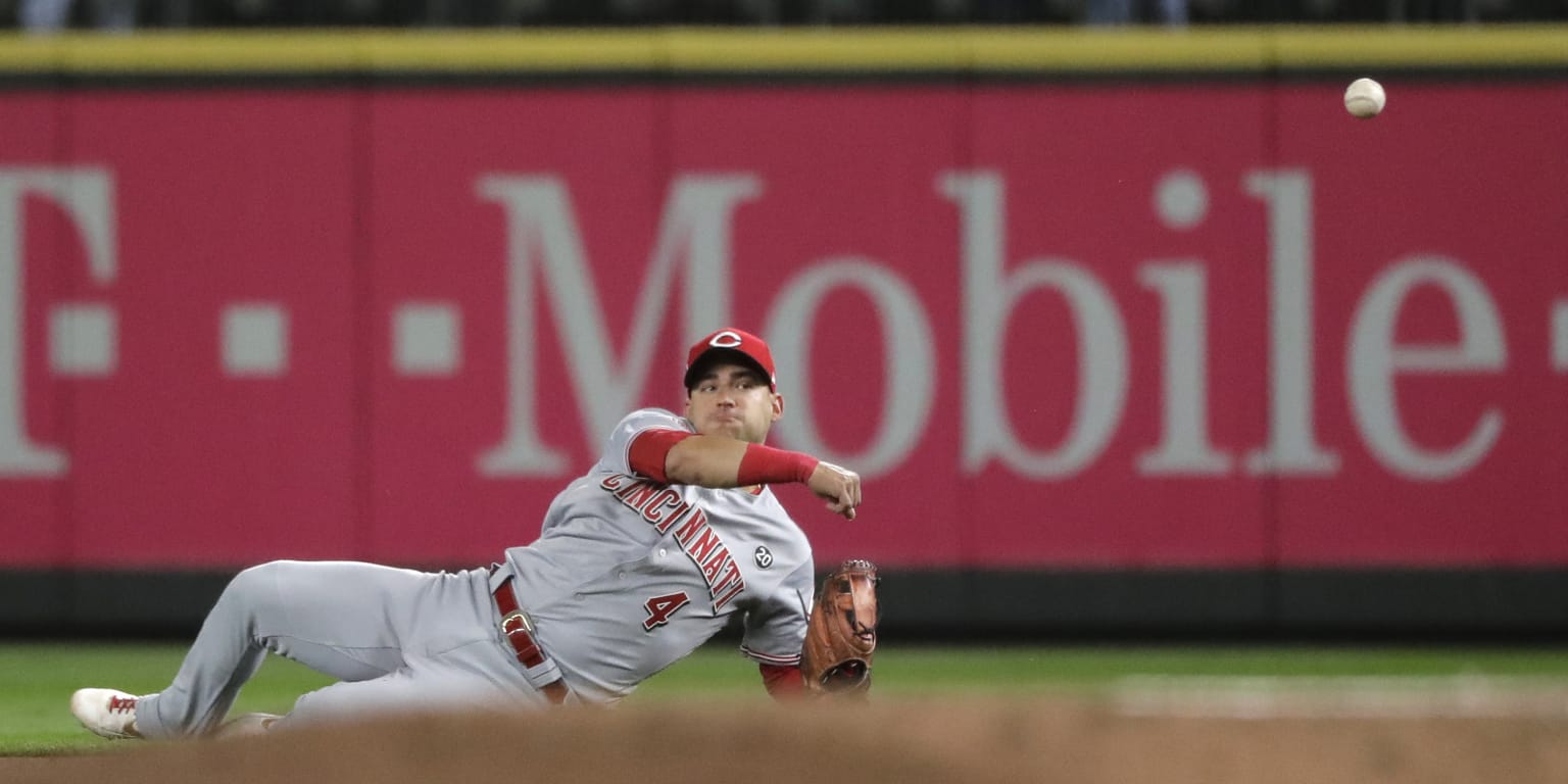 May 23, 2017: Detroit Tigers shortstop Jose Iglesias (1) sets up