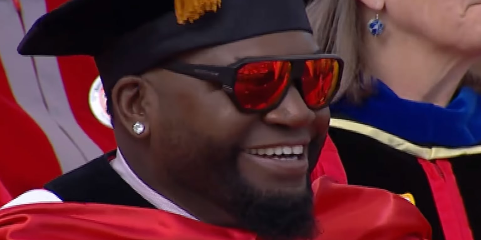 David Ortiz gets honorary degree at BU Commencement, BU Today