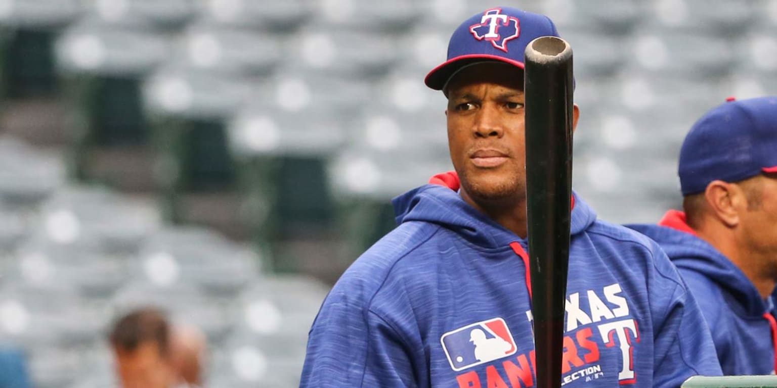 Texas Rangers third baseman Adrian Beltre and his wife, Sandra