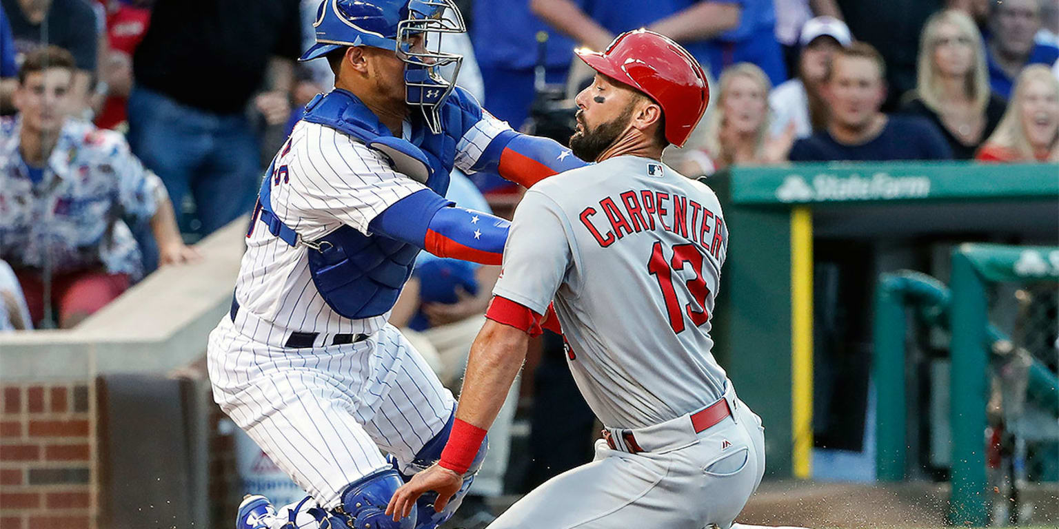 Cardinals' Matt Carpenter out with quad cramps