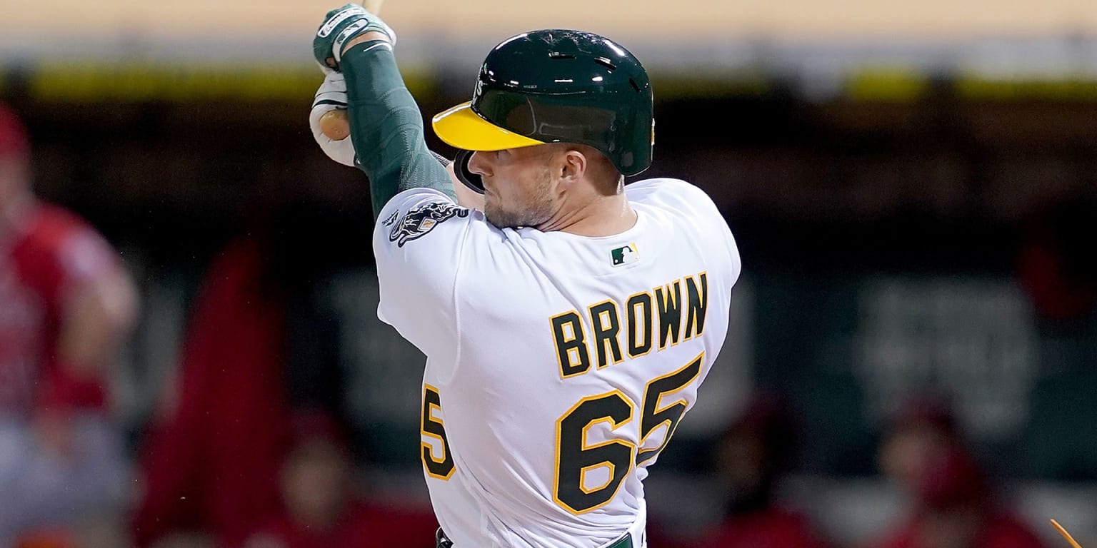 Seth Brown triples twice in A's win over Angels