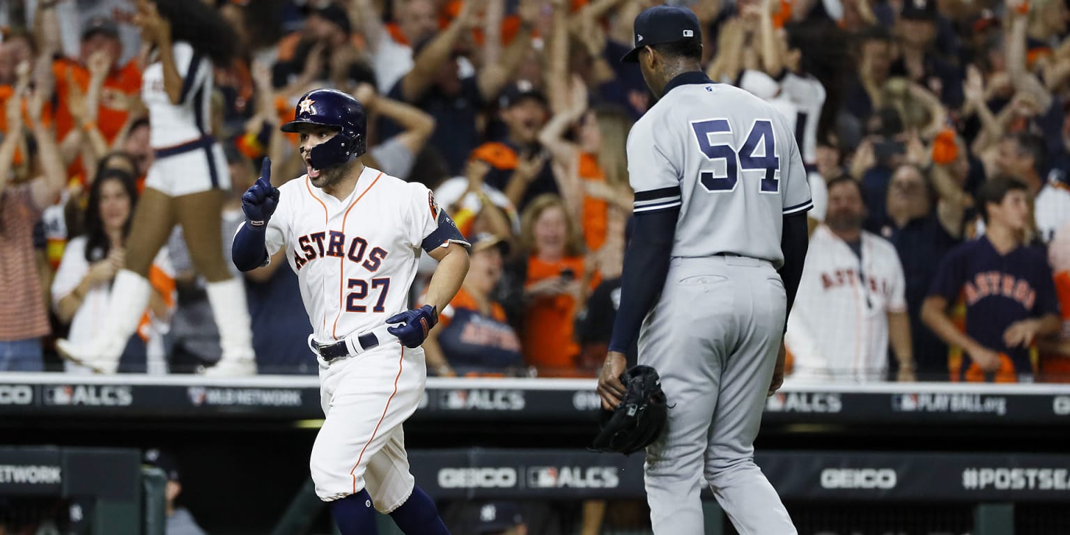 WATCH: Yankees' Aaron Judge makes diving catch to rob Astros' Alex Bregman  of RBI hit in ALCS Game 1 