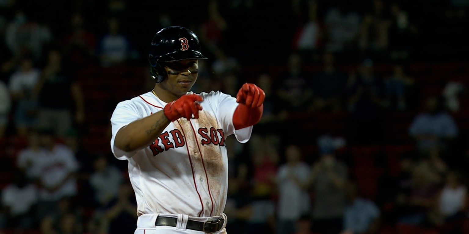 Devers did it all in Boston win