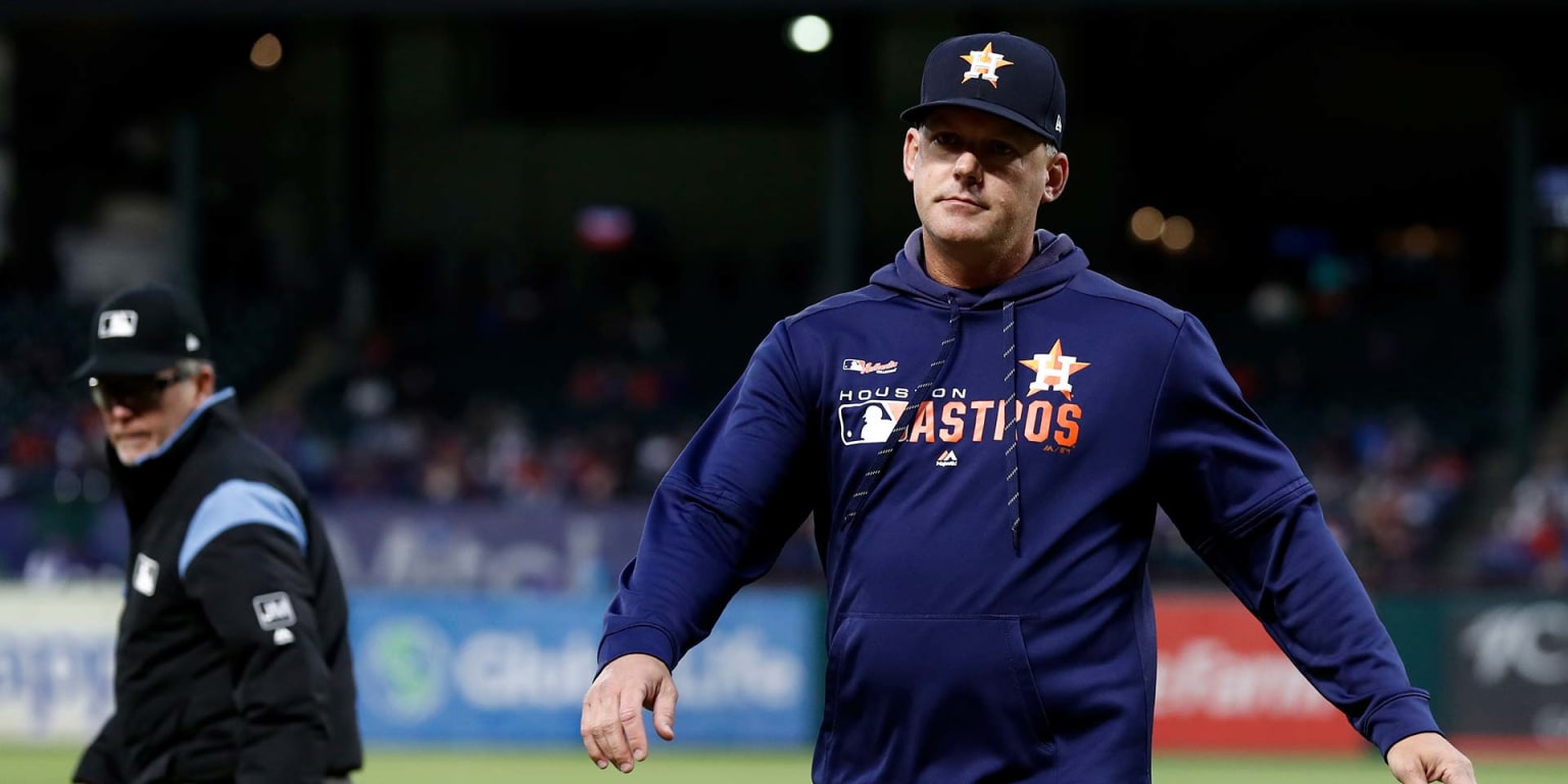 Astros Manager A.J. Hinch and His Wife Party With Young