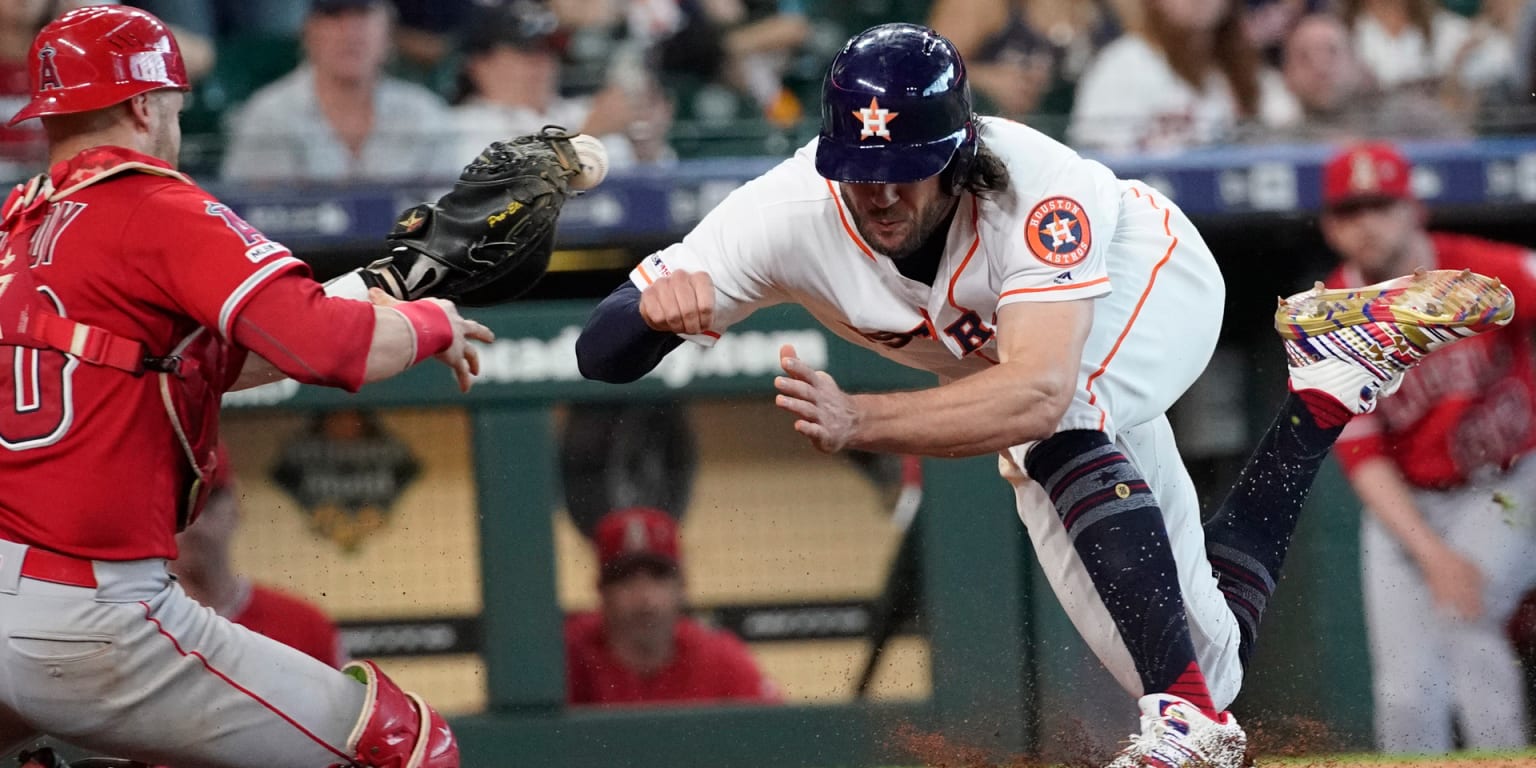 Astros' Jake Marisnick suspended for home plate collision