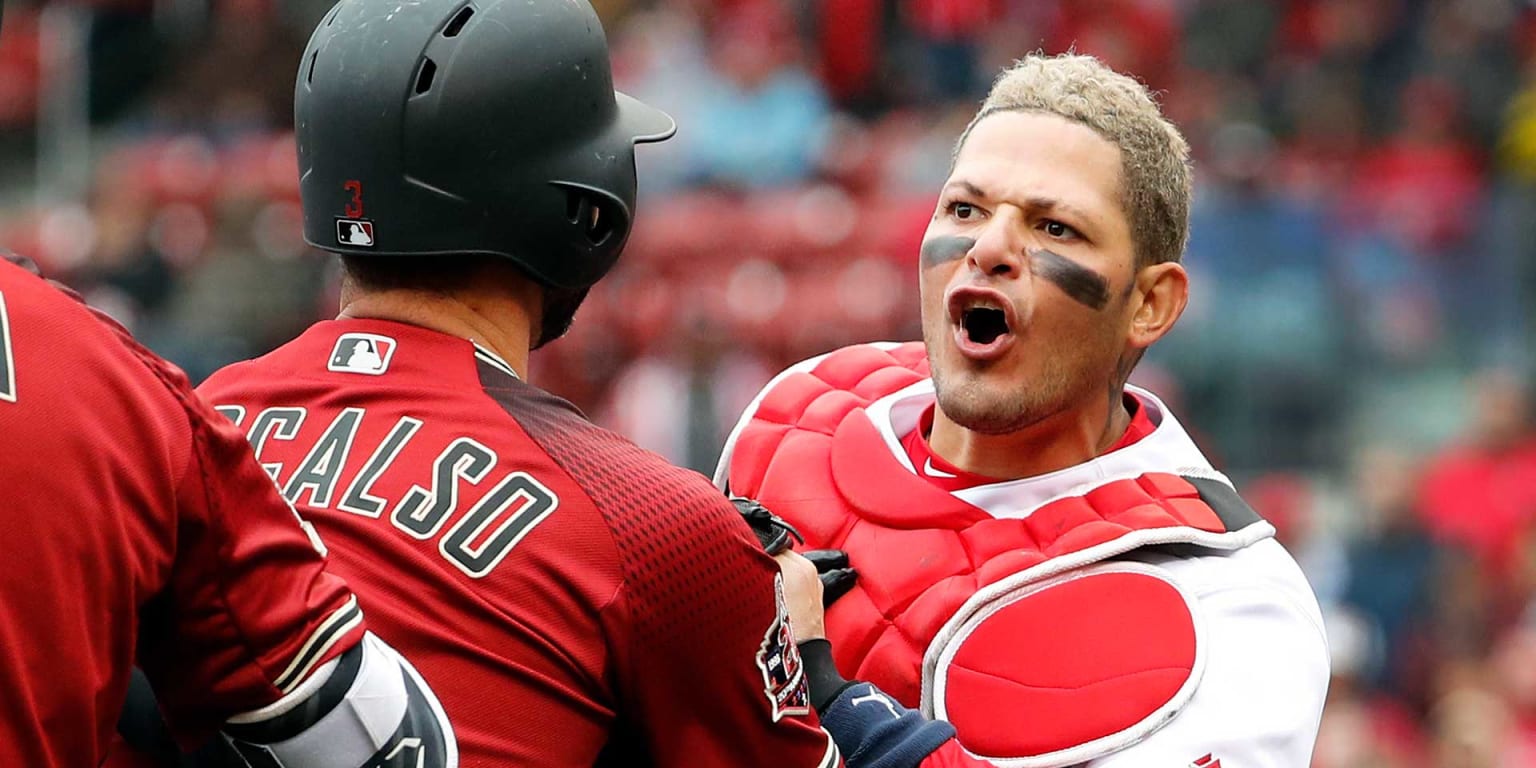 Baseball Bros on X: Yadier Molina wore this custom catcher's mask