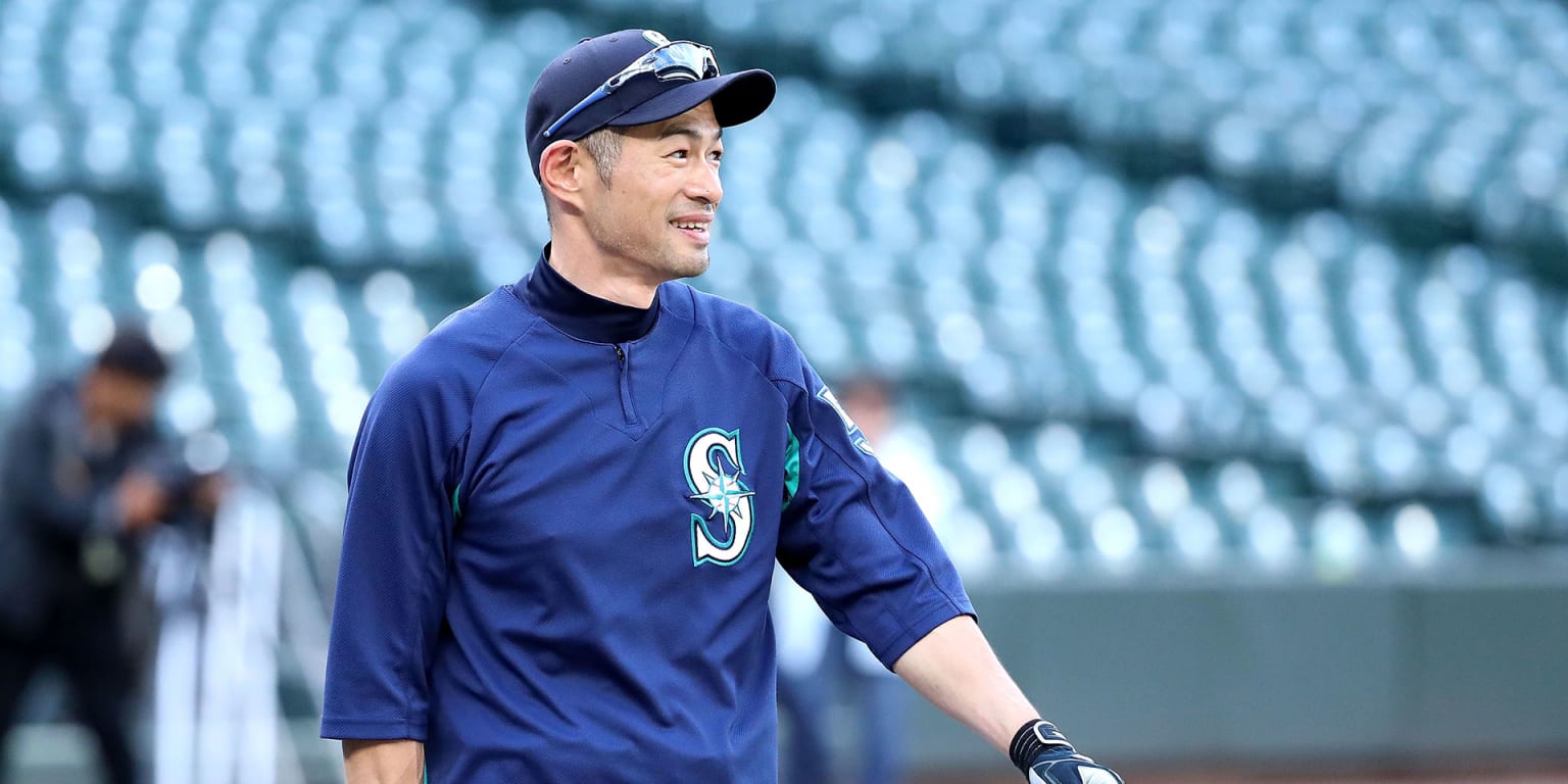 Ichiro still works out with team before games