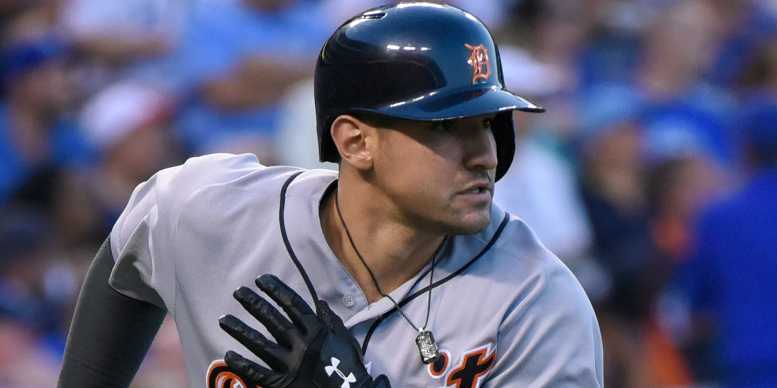 Nick Castellanos of the Philadelphia Phillies in action against the News  Photo - Getty Images