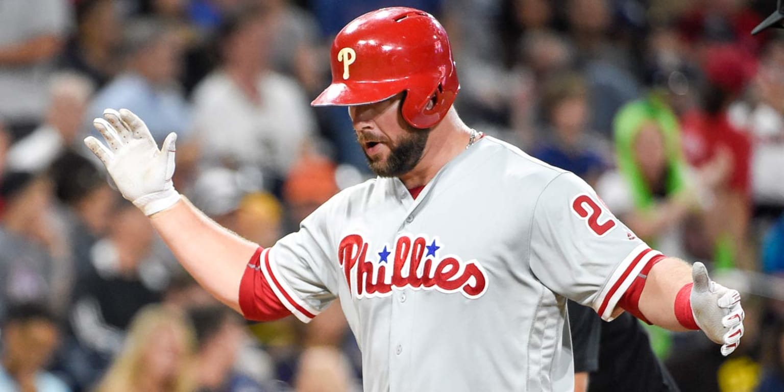 Phillies' Cameron Rupp homers into palm tree