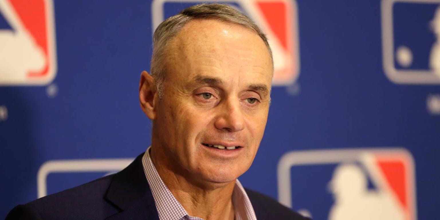 Plaschke: Commissioner Rob Manfred's inaction is just as damaging to  baseball as the Astros' cheating - Los Angeles Times