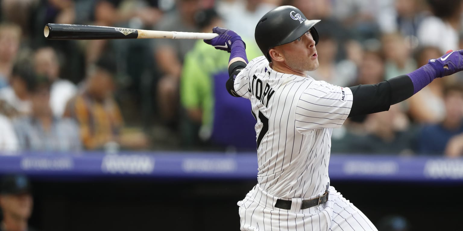 Trevor Story leads off, Charlie Blackmon 2nd