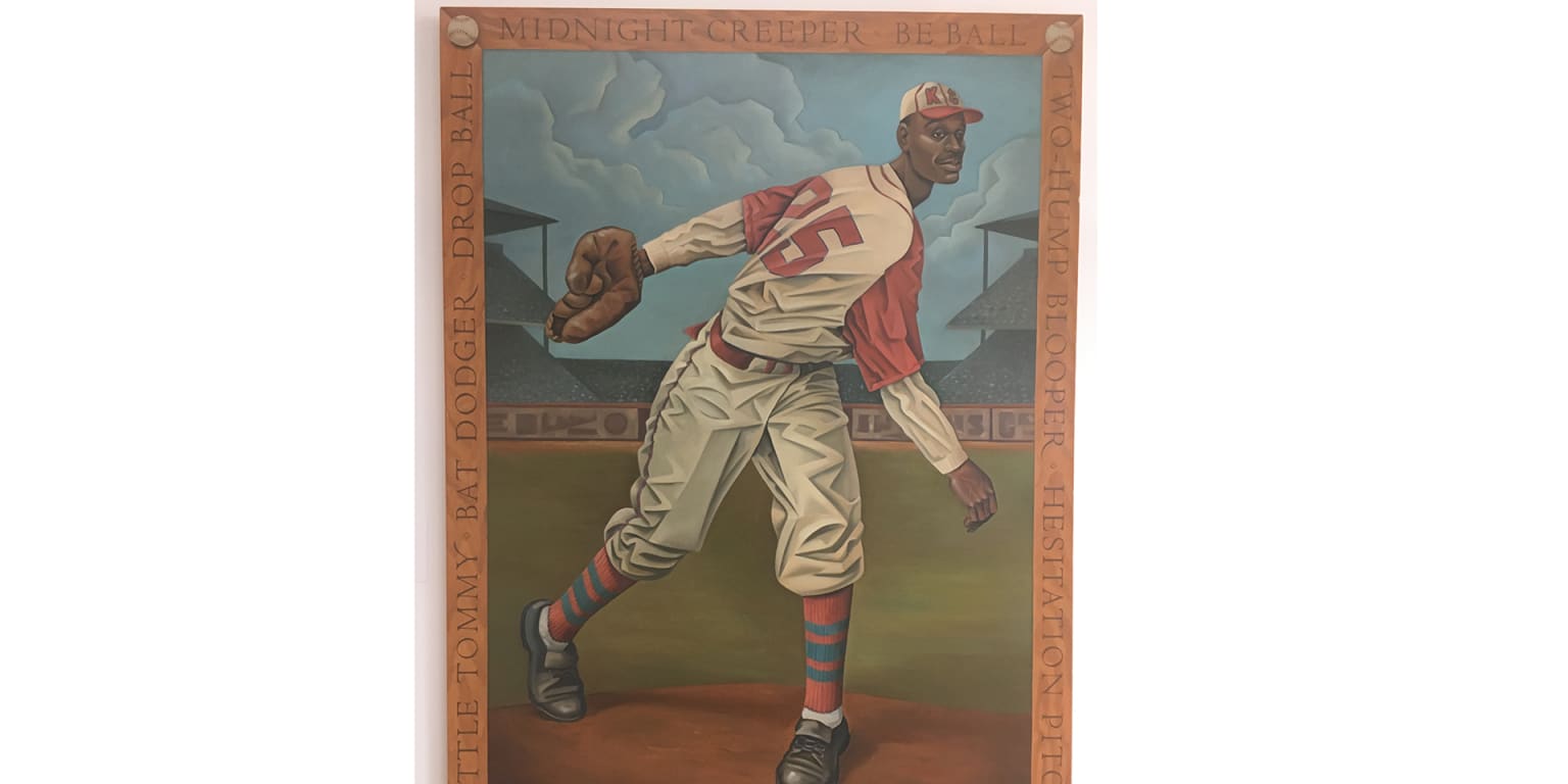 Satchel Paige Greeting Card by Keith Shepherd