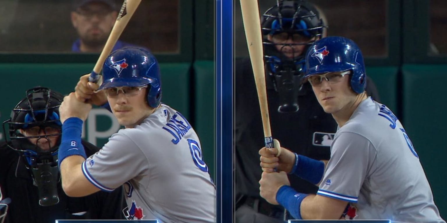 Danny Jansen shaves off mustache between at-bats