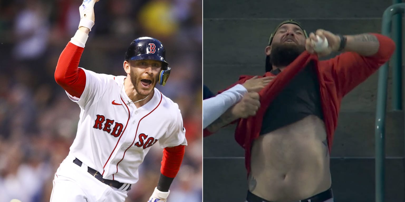 Former Red Sox player snags Trevor Story grand slam in stands