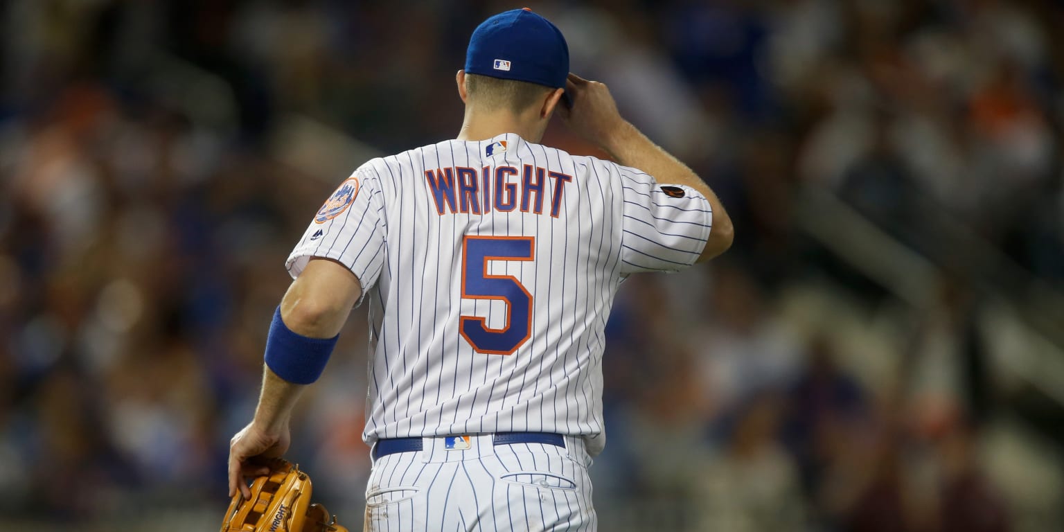 MLB Baseball - New York Mets third baseman DAVID WRIGHT thows an