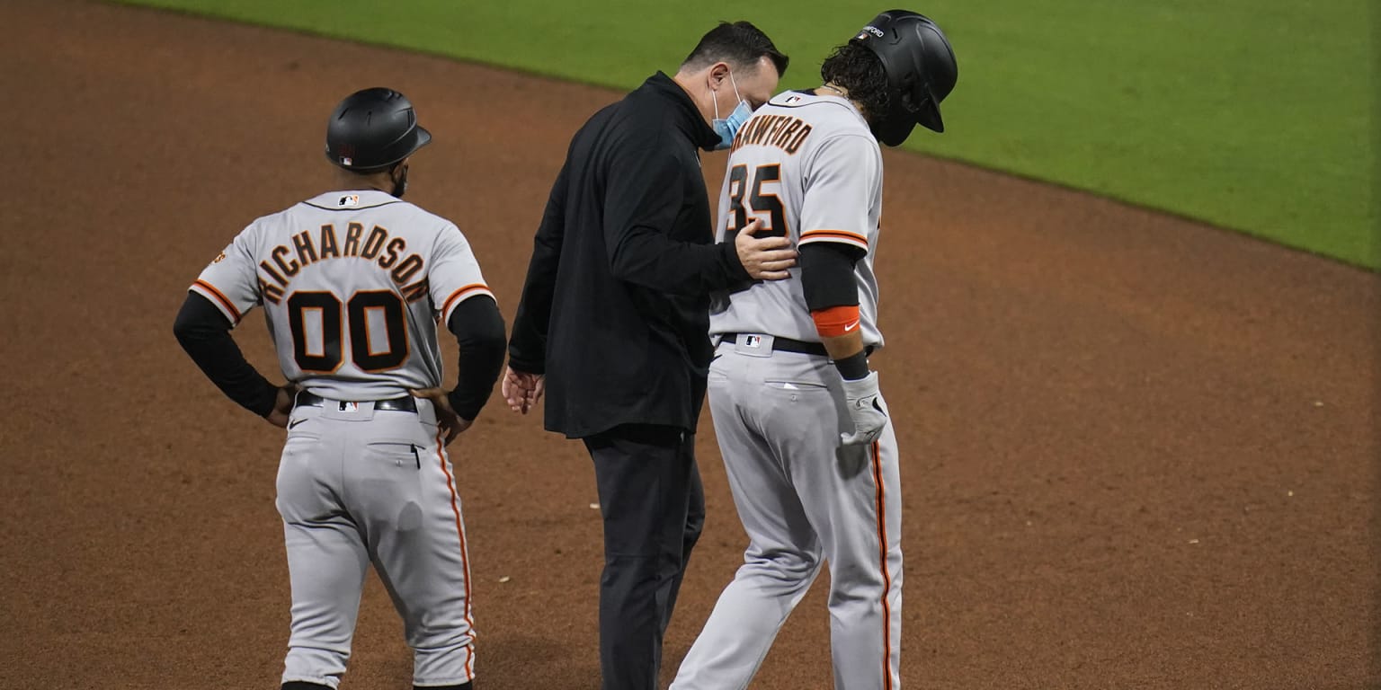 SF Giants: Brandon Crawford leaves game with hamstring tightness - Sports  Illustrated San Francisco Giants News, Analysis and More