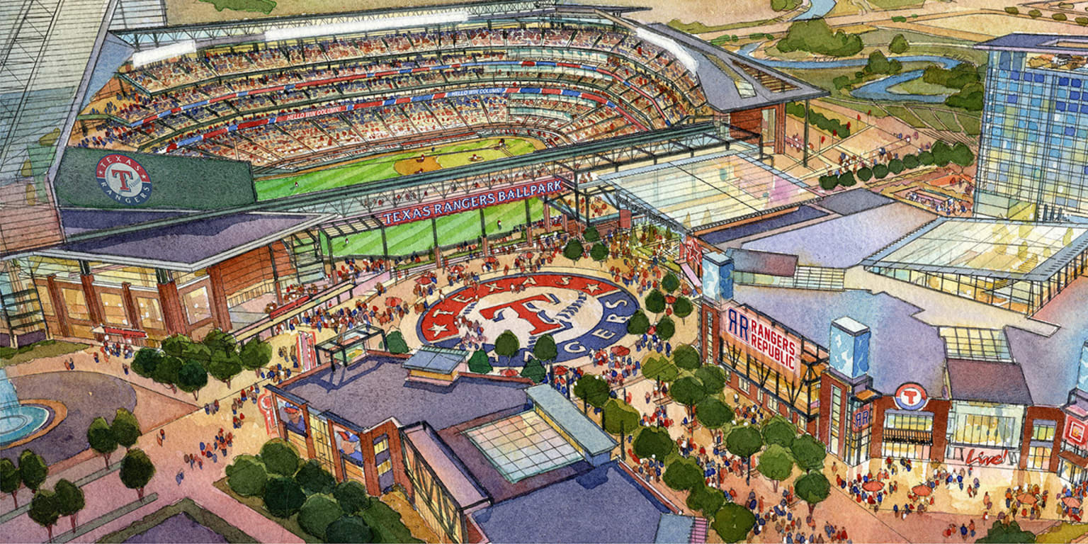Texas Rangers' new ballpark approved