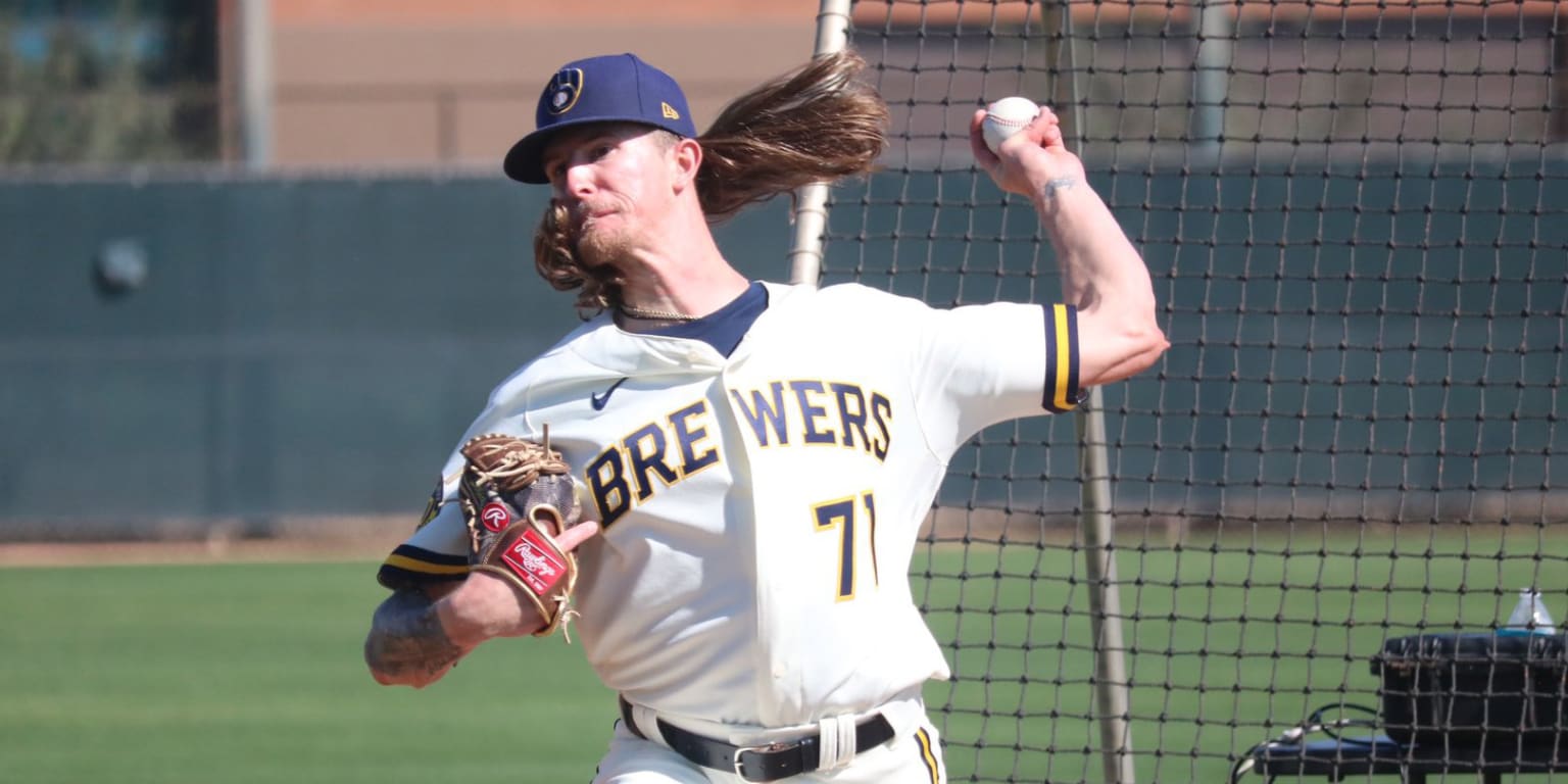 Camp report: Josh Hader throws his first live batting practice session