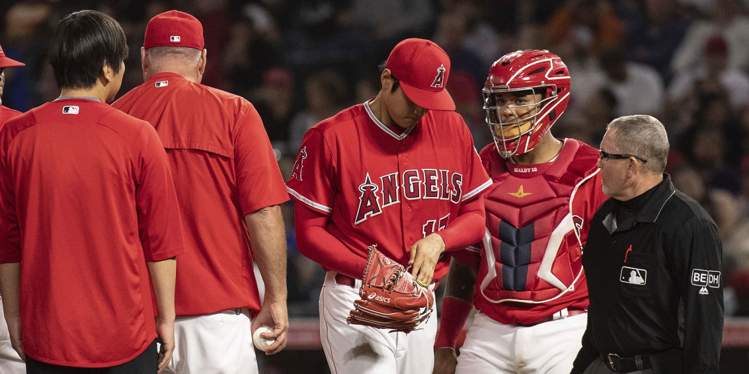 Andrelton Simmons of Los Angeles Angels exits vs. Tampa Bay Rays