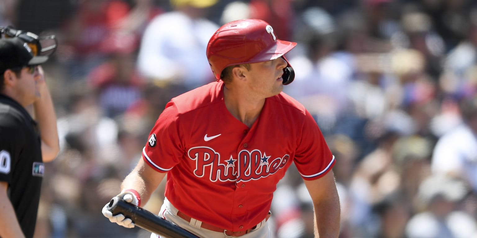 Philadelphia Phillies win over Oakland A's with Kyle Schwarber's 426-foot  home run in first at bat