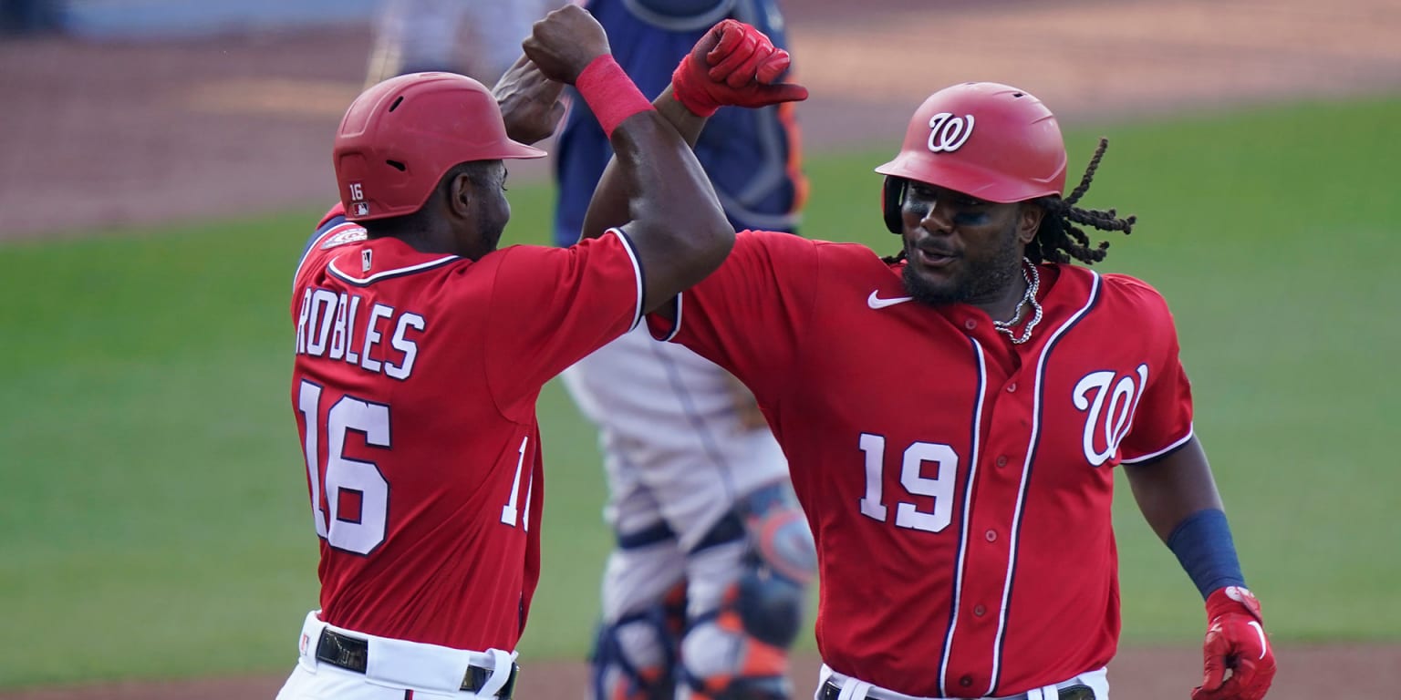 Nationals' Victor Robles is swinging a red-hot spring bat - The