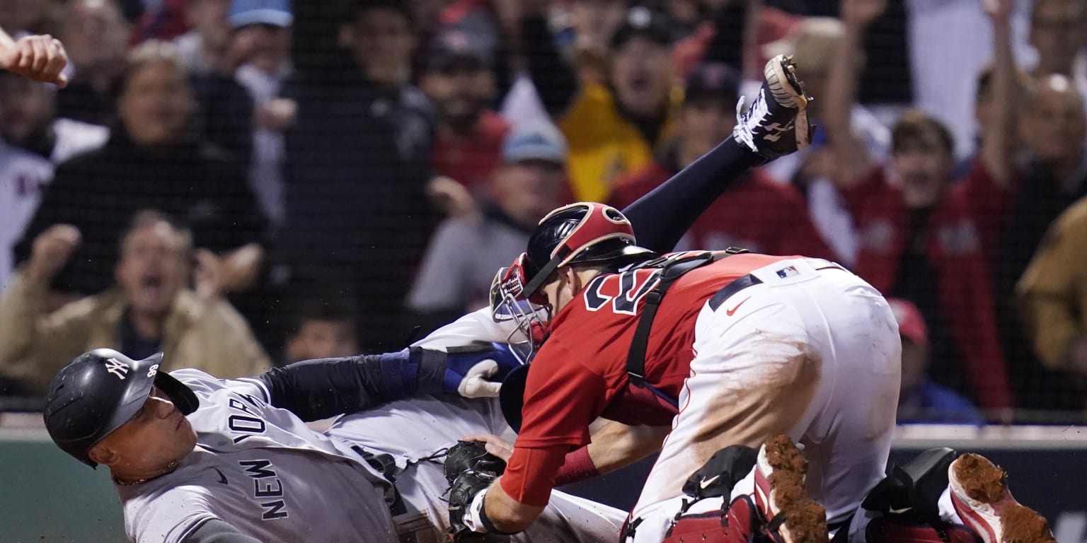Key play of AL Wild Card Game?? Red Sox throw out Aaron Judge at