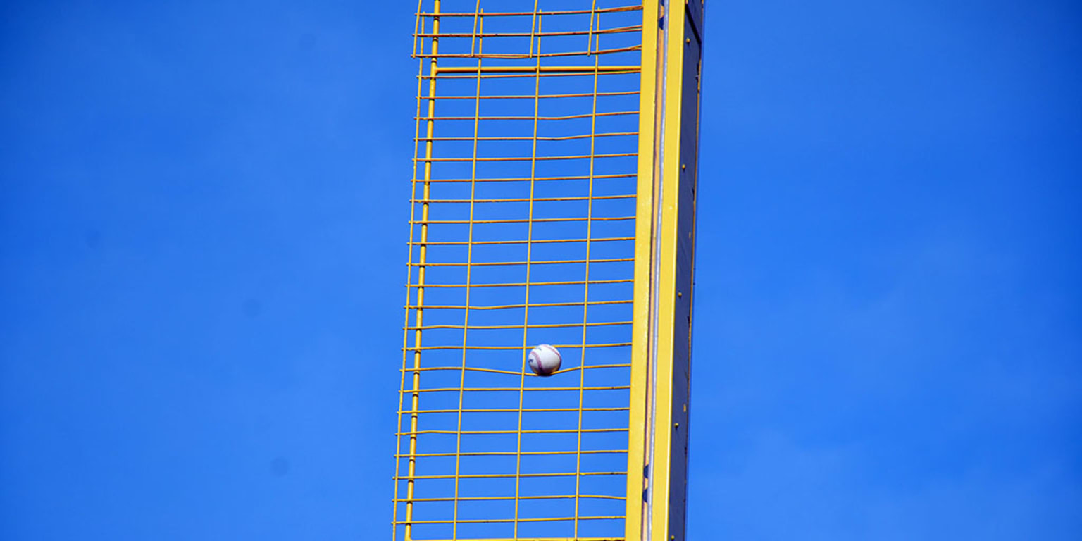 David Ortiz Gets Batting Practice Home Run Ball Stuck In Pesky Pole