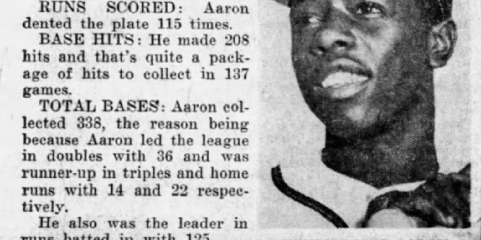 Hank Aaron career highlights and baseball cards - The Washington Post