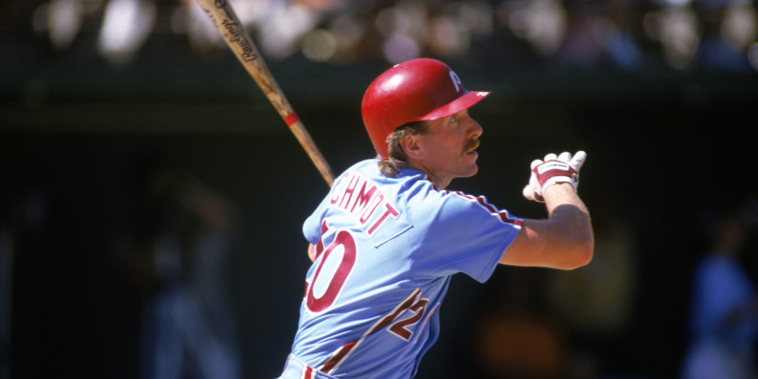 1989 Mike Schmidt Philadelphia Phillies Authentic Rawlings MLB