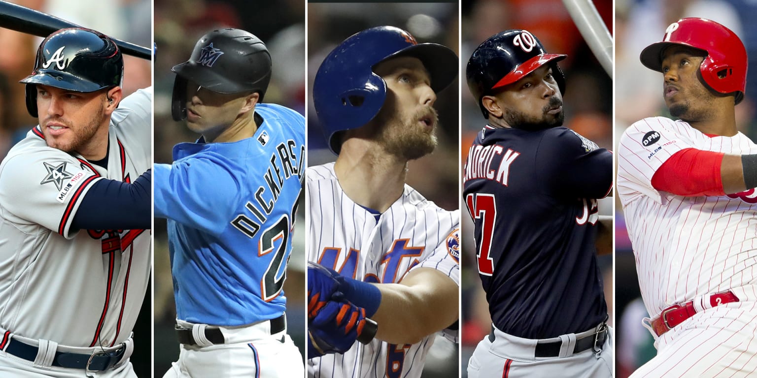 NL East best hit tool players