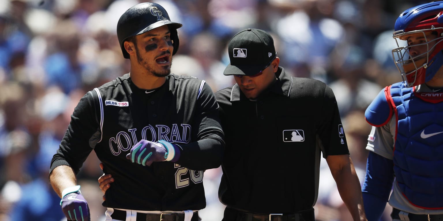 Colorado Rockies: Nolan Arenado leaves game with injury (video)