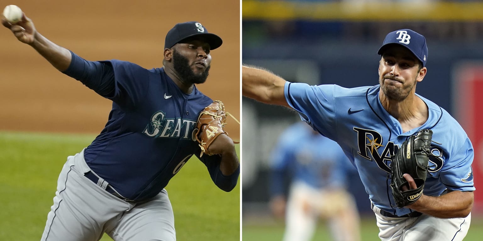 Tampa Bay Rays' JT Chargois pitches to the Toronto Blue Jays