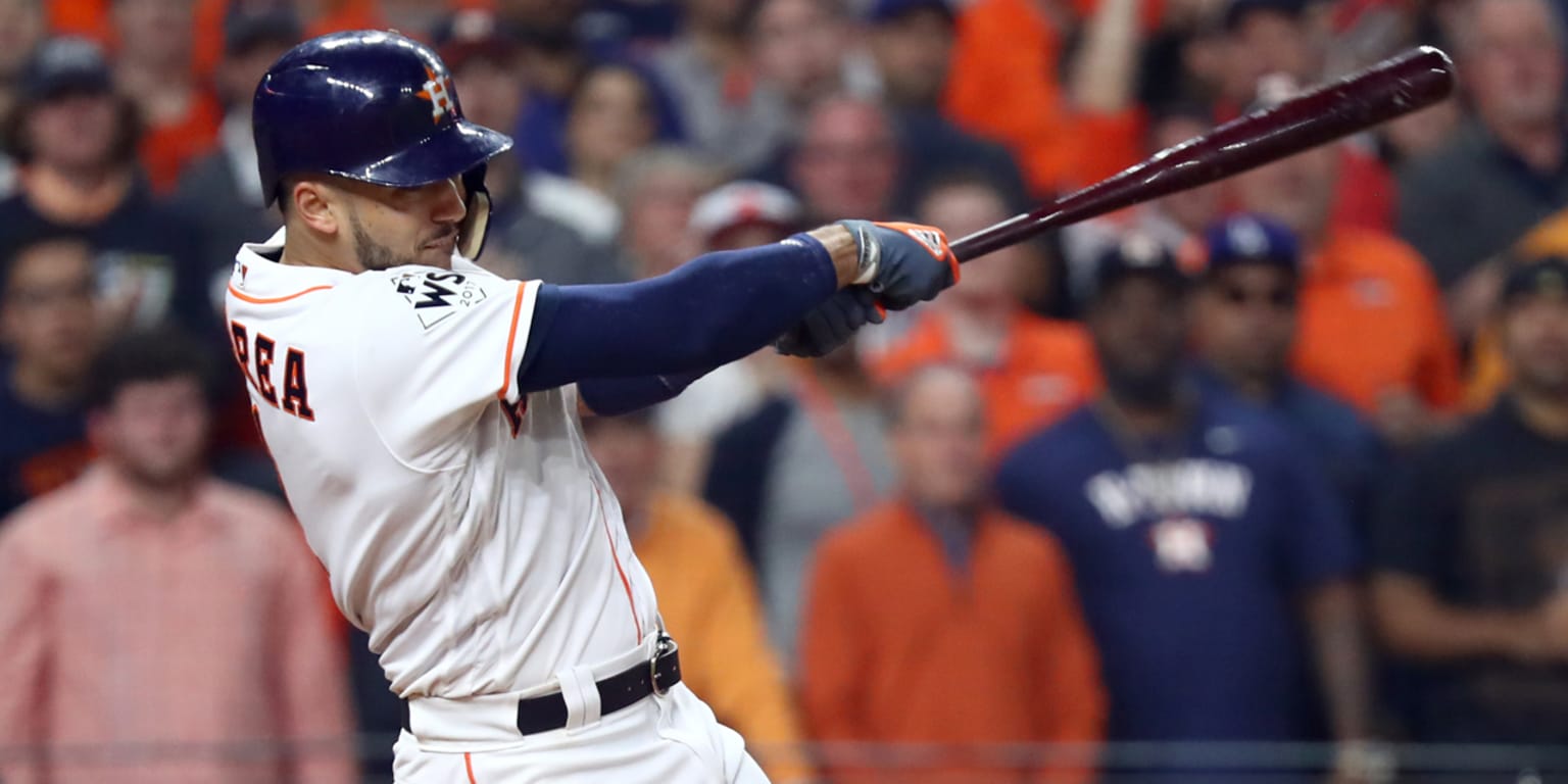 Astros' Carlos Correa pinch-hits a HR in 13th