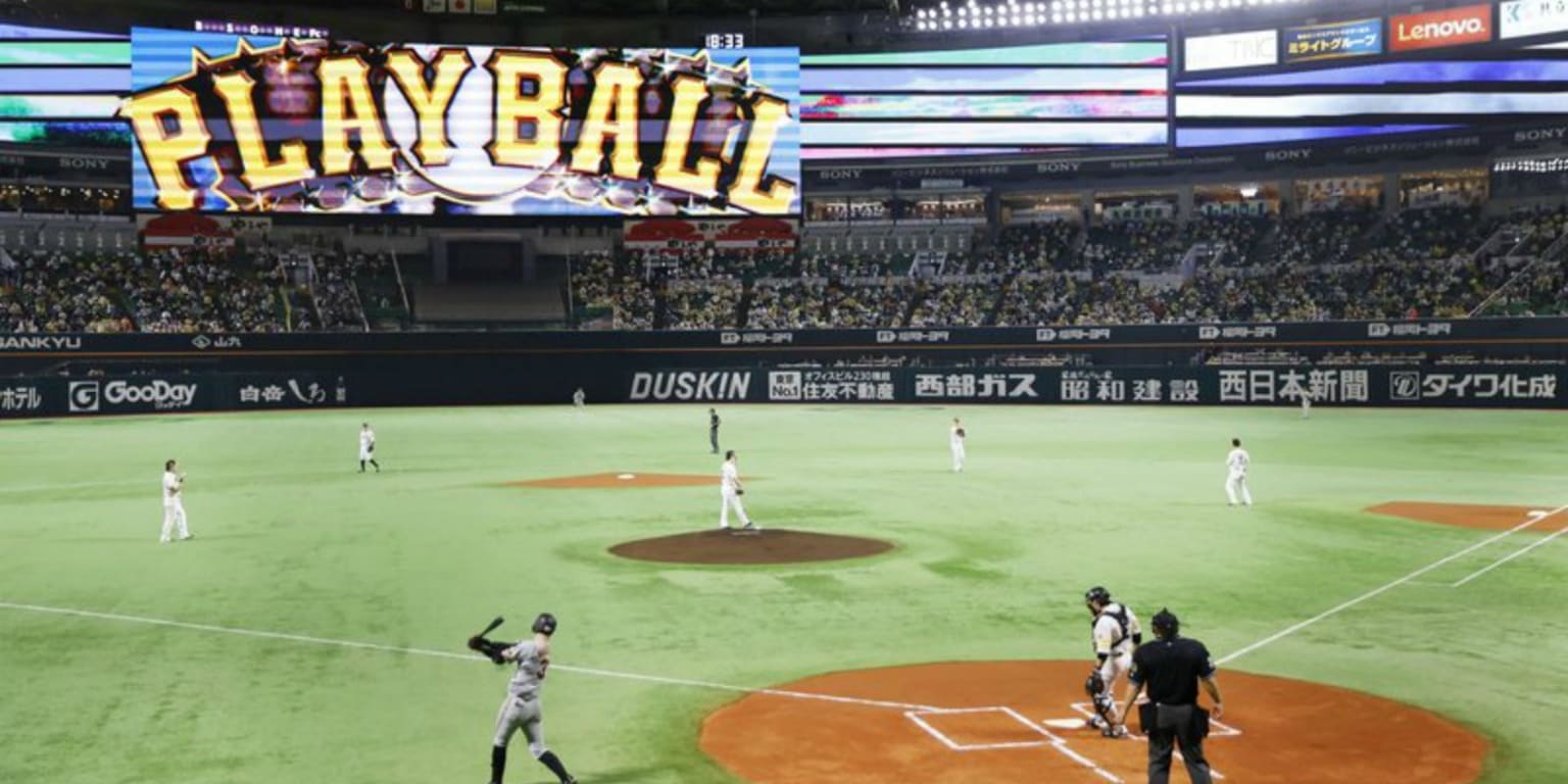 Maillot Baseball Fukuoka Hawks Japon - Majestic Taille L