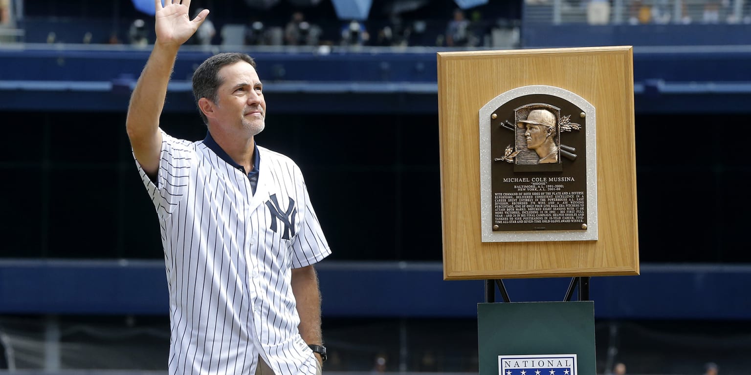 Mike Mussina reflects on a Hall of Fame career on his day at Yankee Stadium