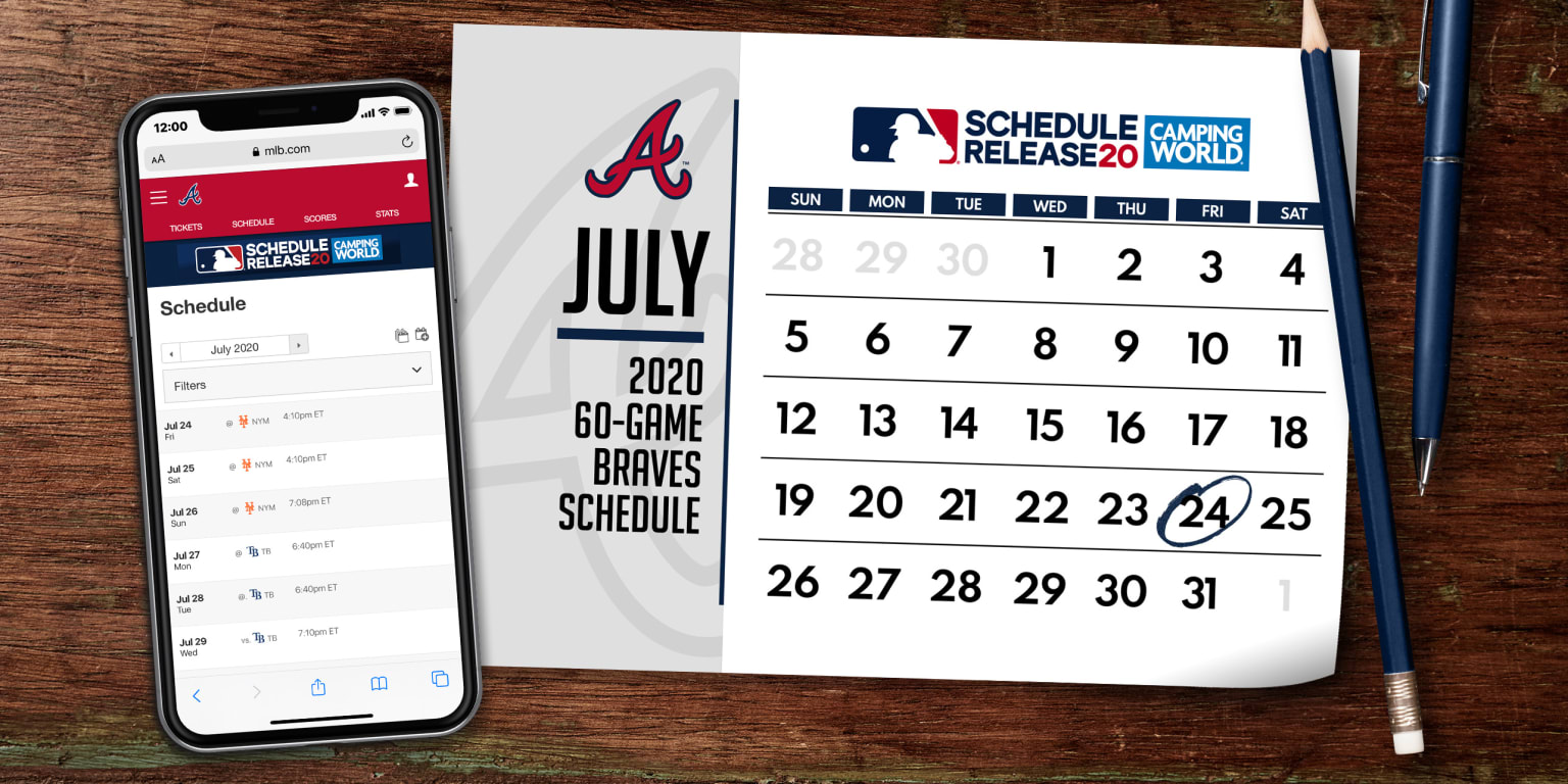 Braves 2020 schedule