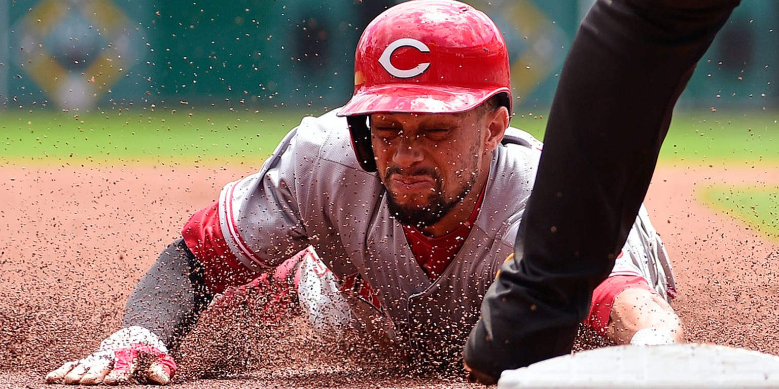 Billy Hamilton's sprint to 1B may be record; even better, he's hitting 