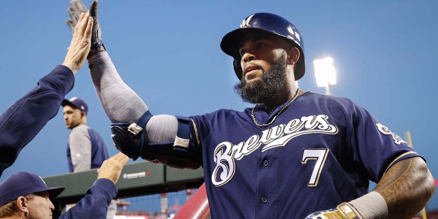 Brewers' Eric Thames on powerful journey back