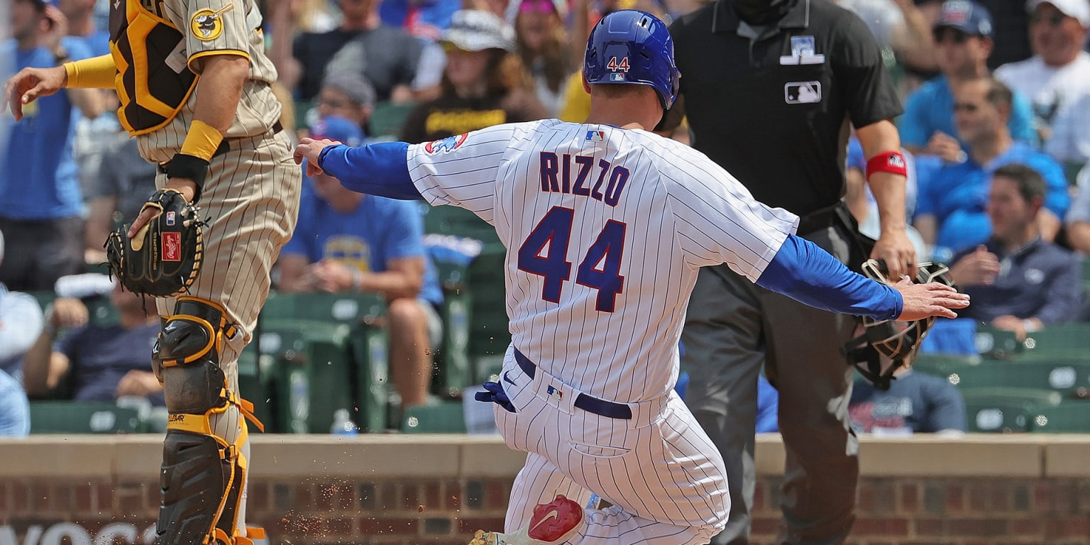 Baez, Rizzo lead surging Cubs past Padres 6-1