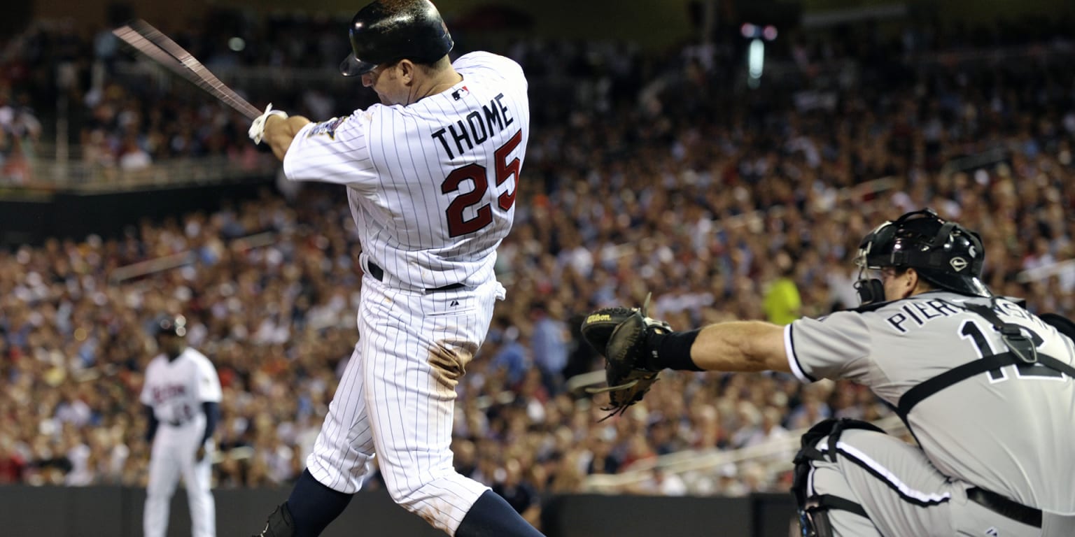 Jim Thome's walk-off for Twins streaming on MLB